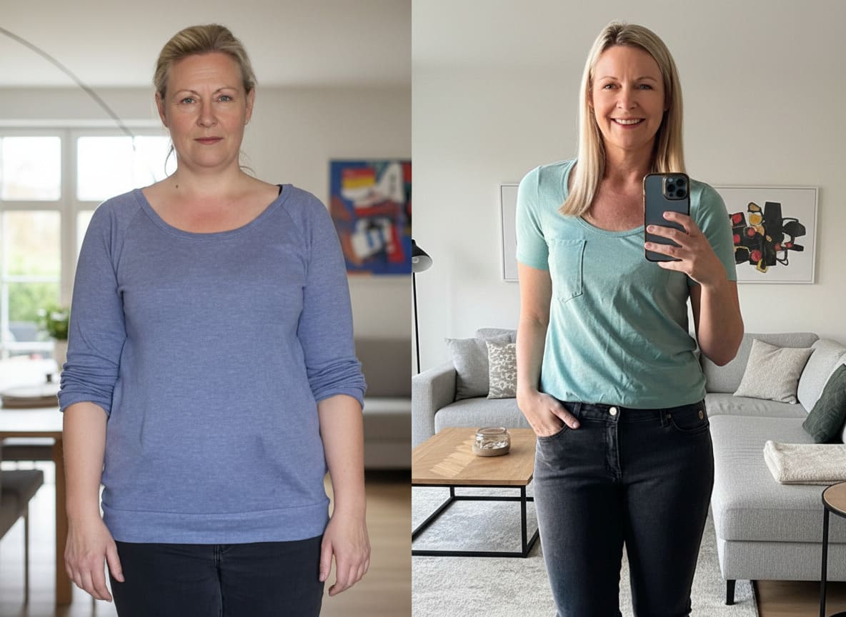 Vorher-Nachher-Ergebnis